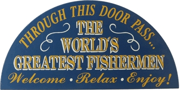 1551 Worlds Greatest Fishermen Fishing Plaque