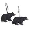Black Bear Shower Curtain Rings