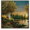 Terry Redlin Evening Solitude Shower Curtain